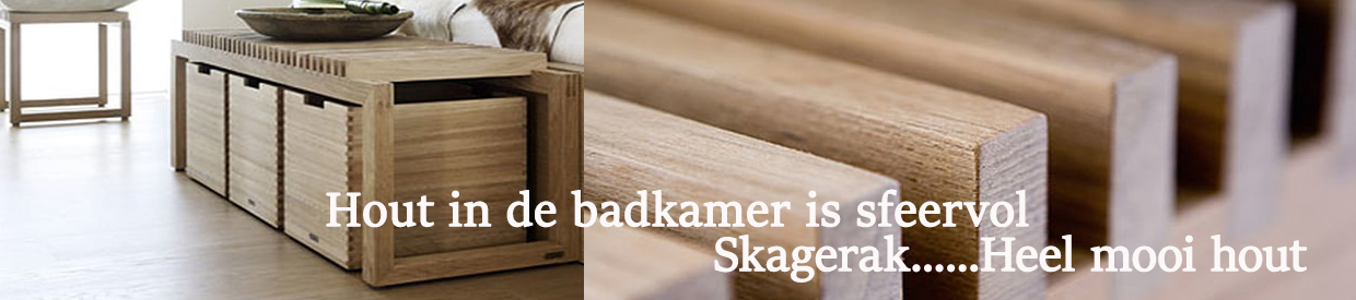 skagerak houten badkameraccessoires